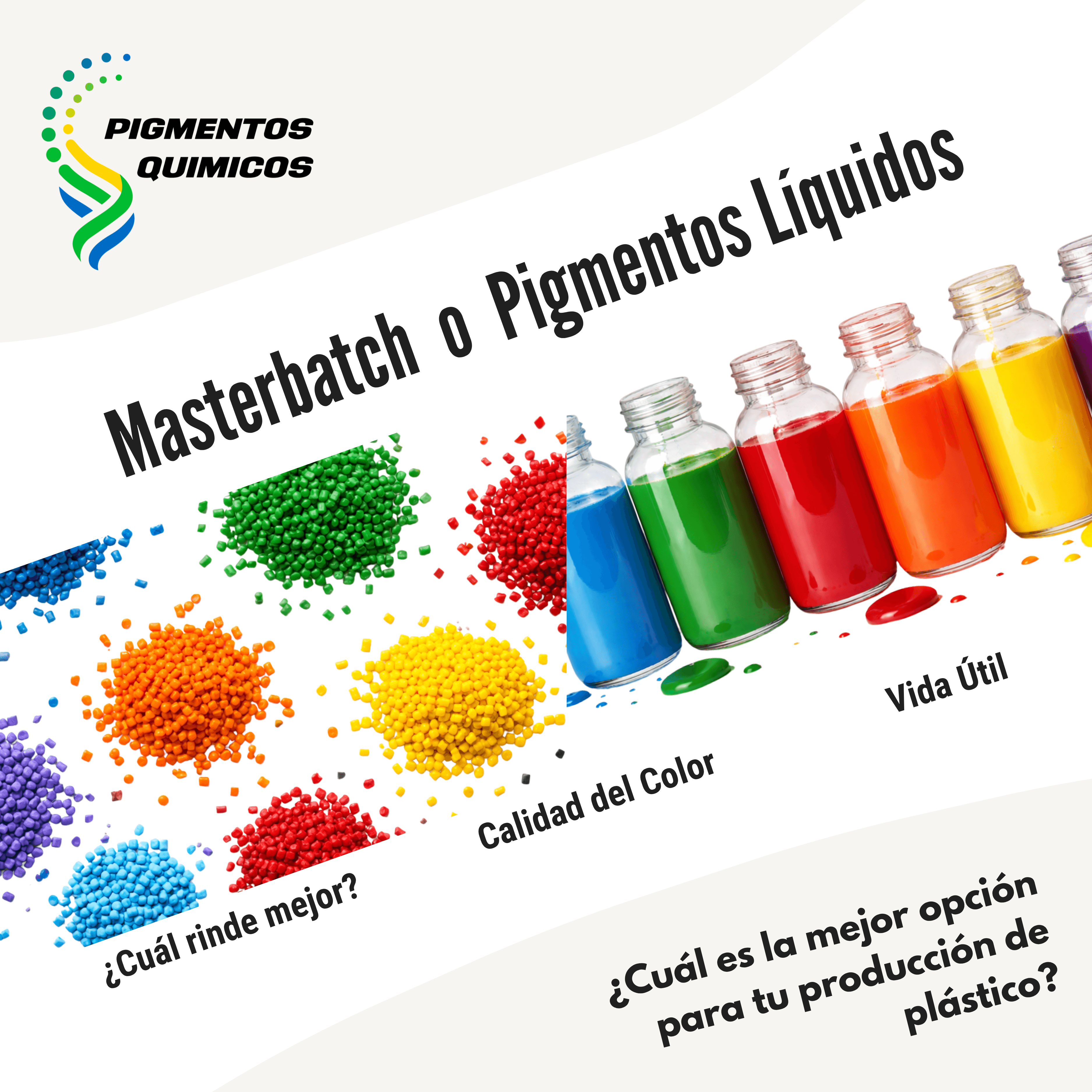 Masterbatch vs. Pigmentos Líquidos: Análisis de Eficiencia Operativa y Estabilidad Cromática