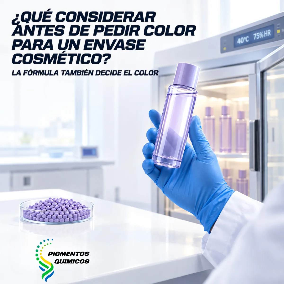 ¿Qué considerar antes de pedir color para un envase cosmético?