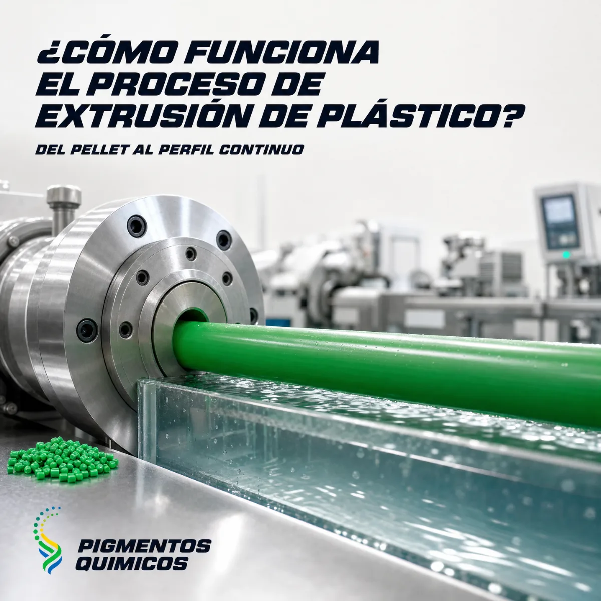 ¿Cómo funciona el proceso de extrusión de plástico?