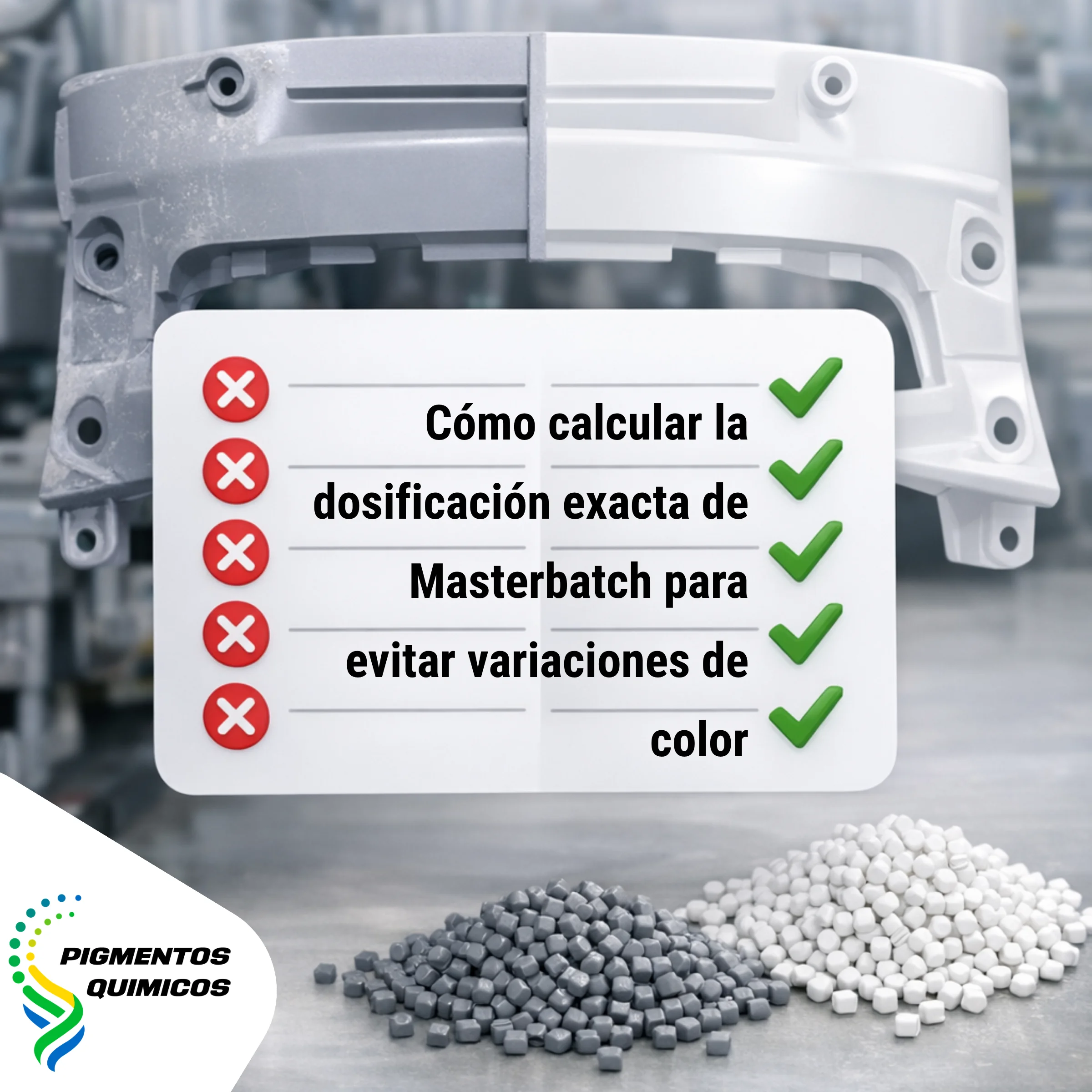 Dosificación de Masterbatch: Cálculo Correcto para Consistencia de Color en Producción