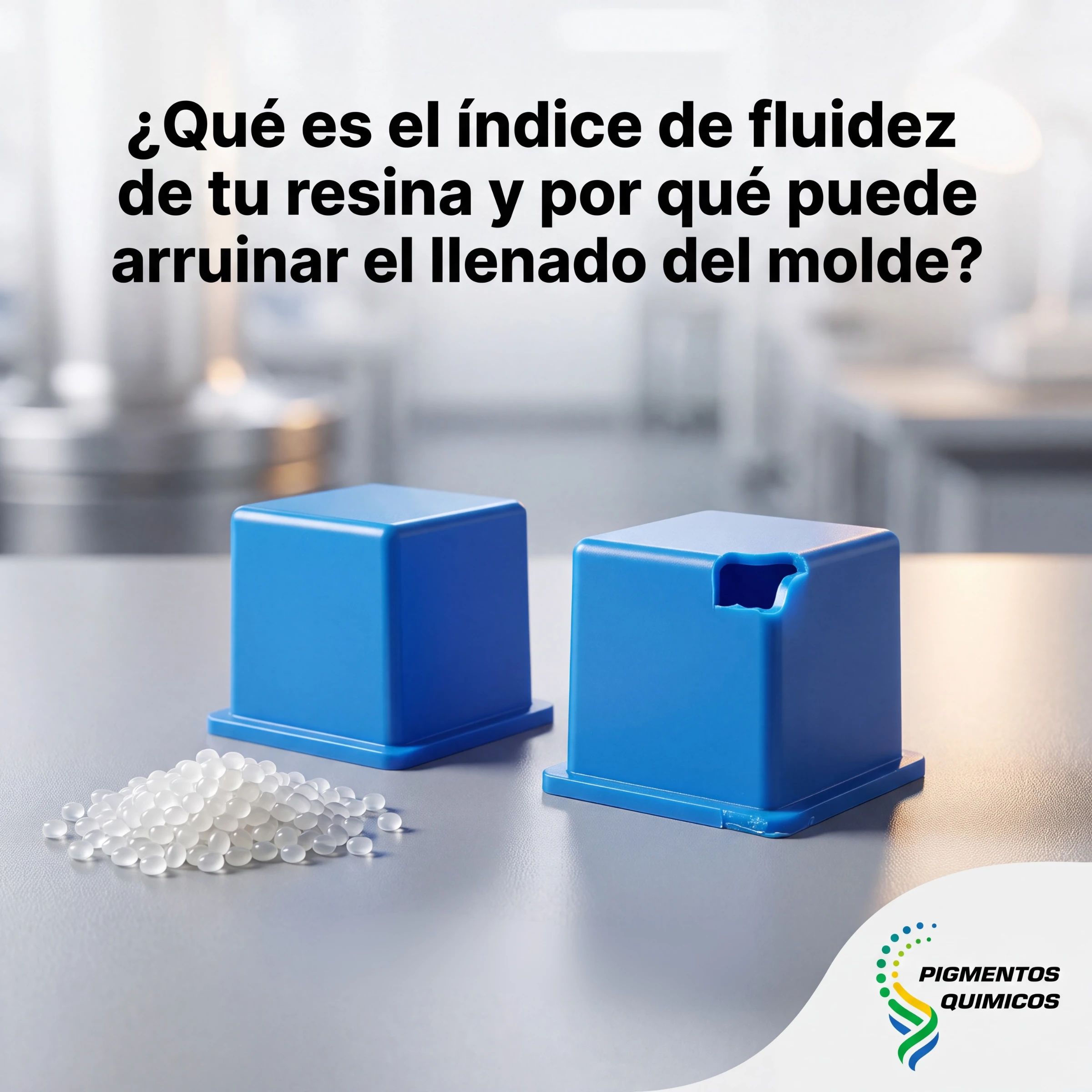 ¿Qué es el índice de fluidez de tu resina y por qué puede arruinar el llenado del molde?