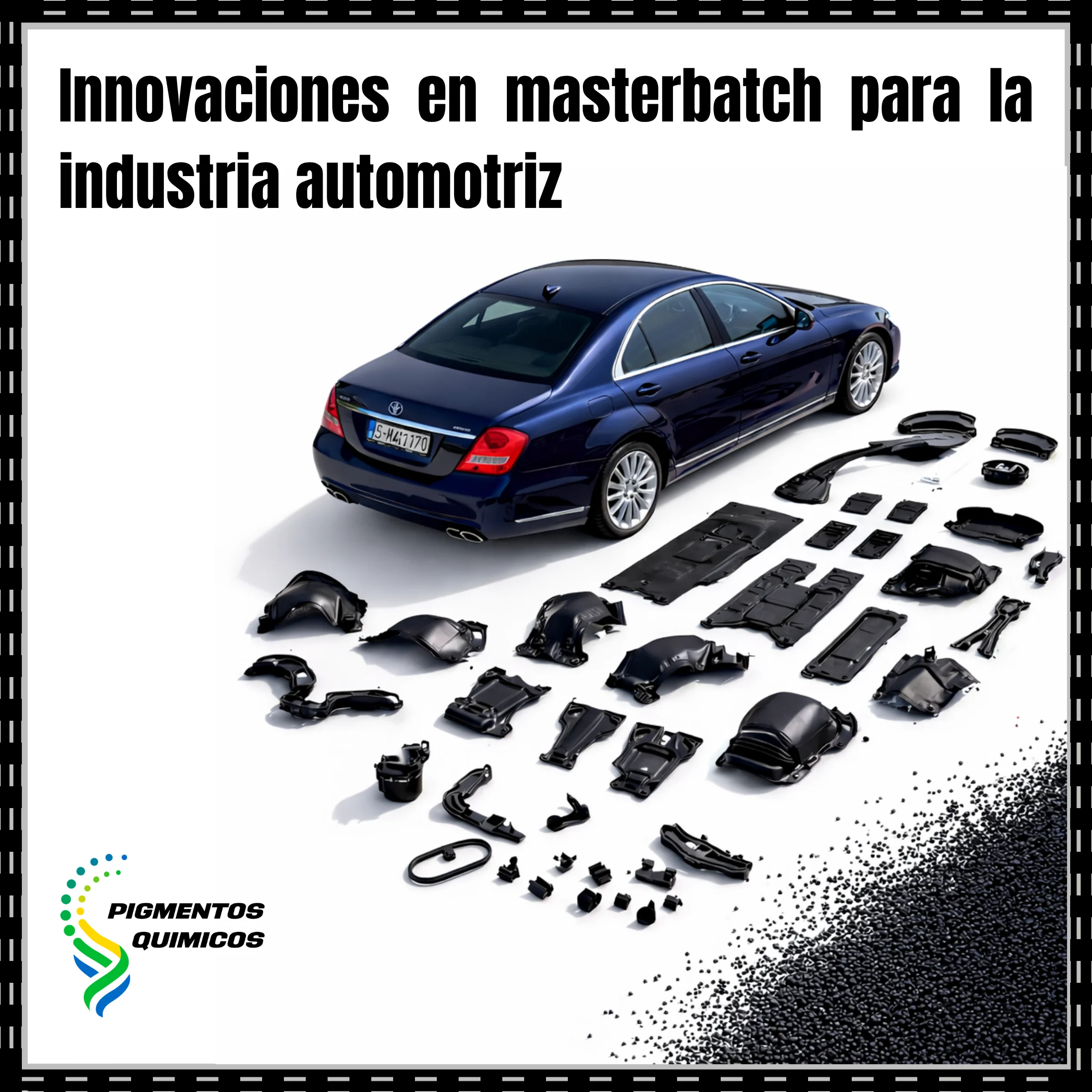Masterbatch en la Industria Automotriz: Requerimientos Técnicos que el Concentrado Genérico No Cumple