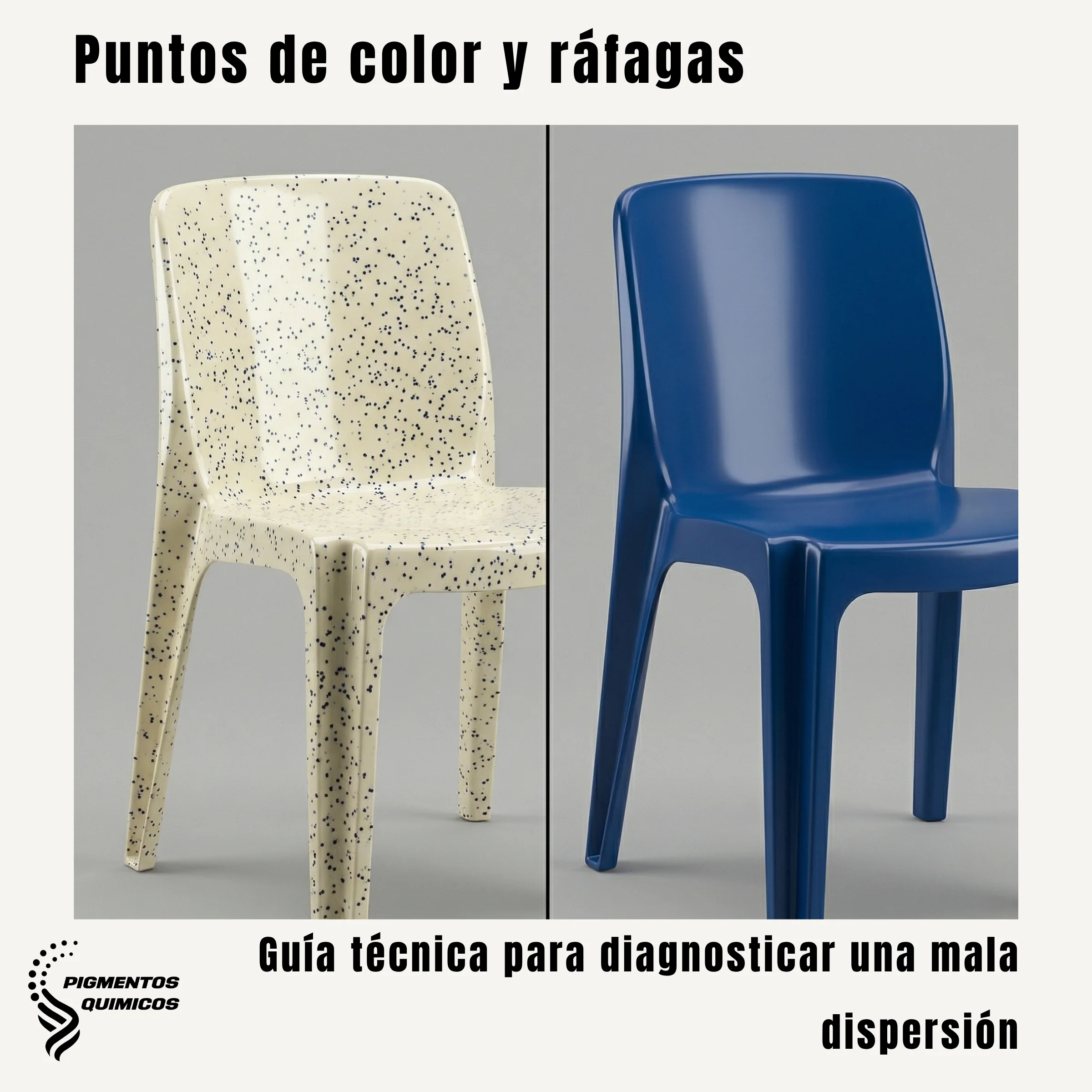 Puntos de Color y Ráfagas: Diagnóstico de Mala Dispersión en Producción de Plástico