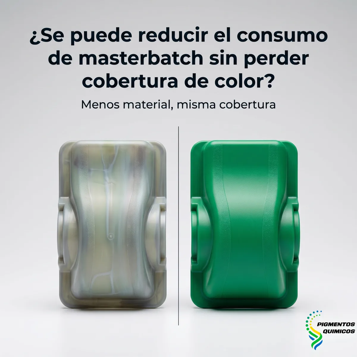 ¿Se puede reducir el consumo de masterbatch sin perder cobertura de color?