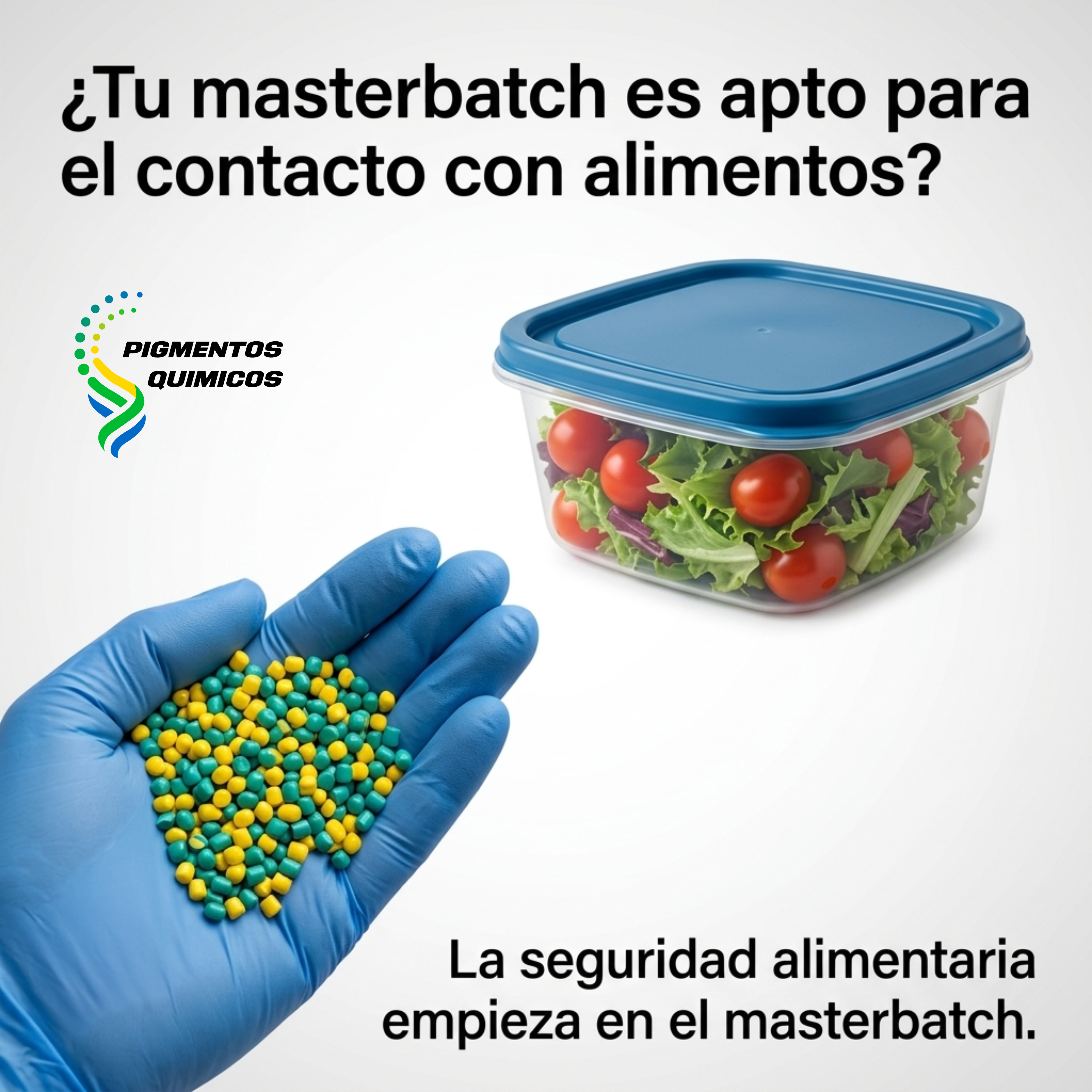 ¿Tu masterbatch es apto para el contacto con alimentos? Verificaciones clave