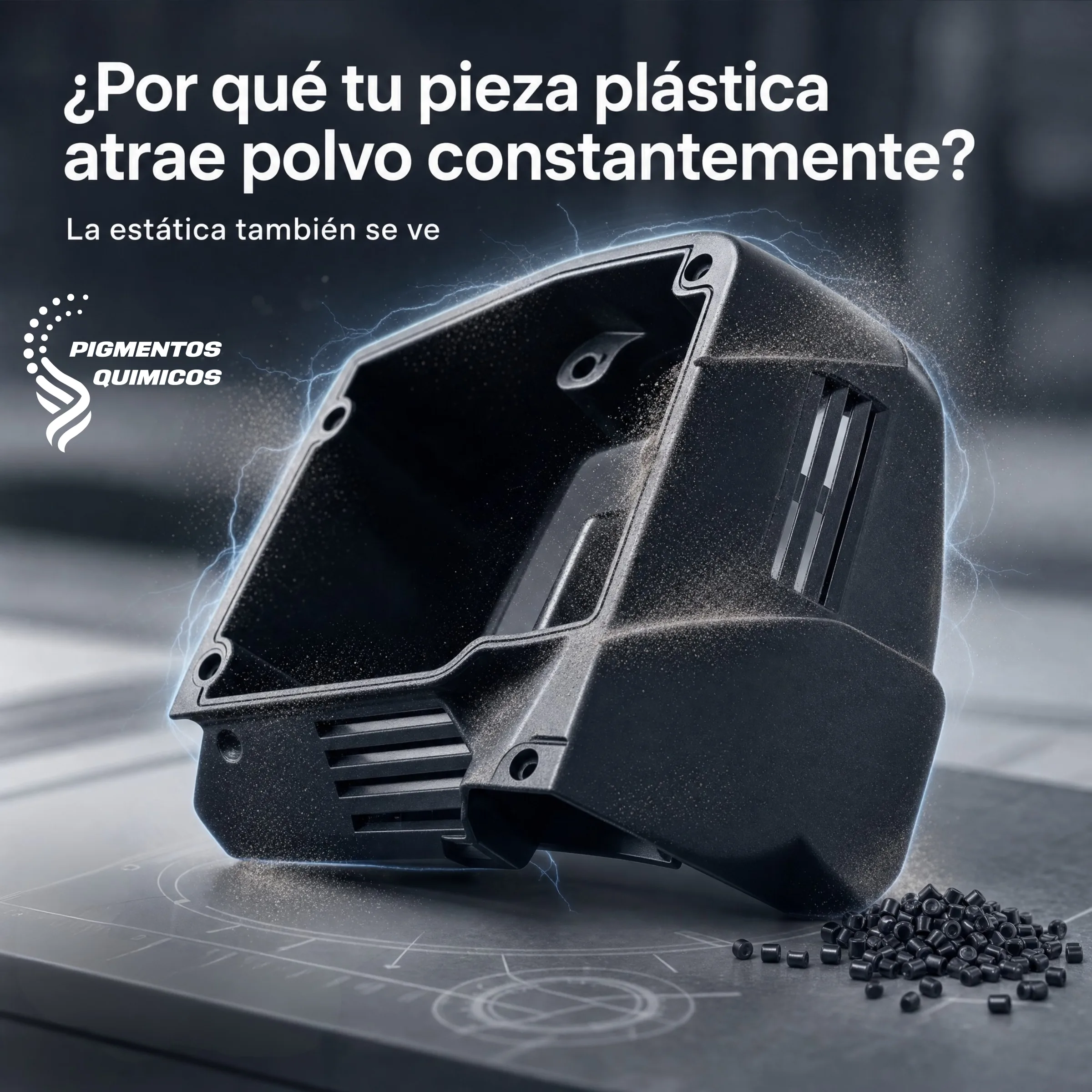 ¿Por Qué Tu Pieza Plástica Atrae Polvo Constantemente?