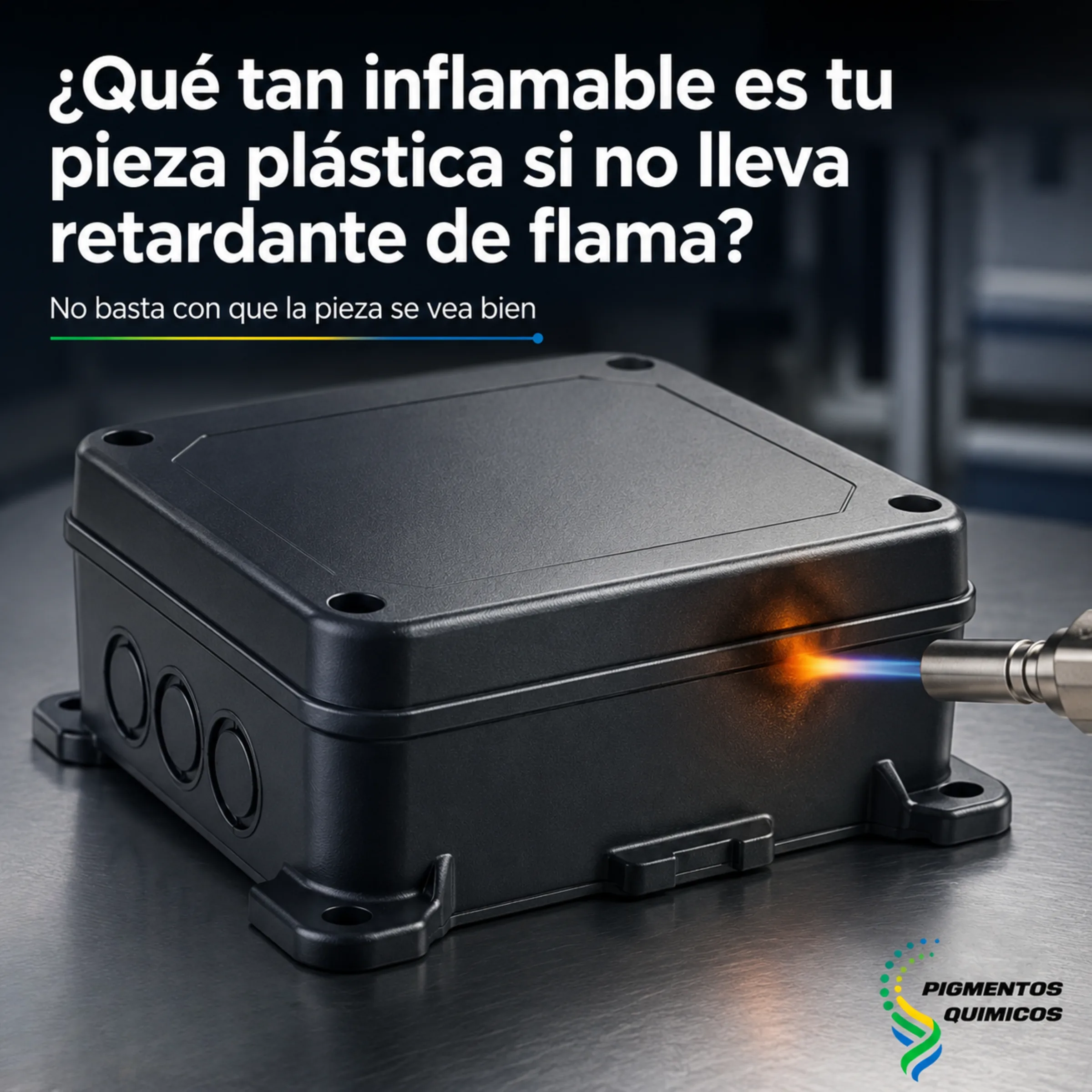 ¿Qué Tan Inflamable Es Tu Pieza Plástica Si No Lleva Retardante de Flama?